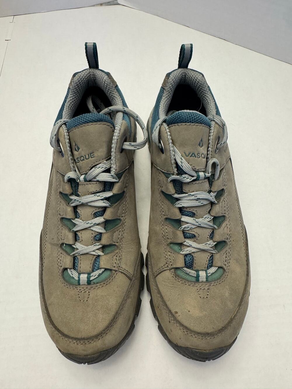 Vasque Talus Trek Low UltraDry Hiking Shoes Womens 9.5M Vibram Leather 7431